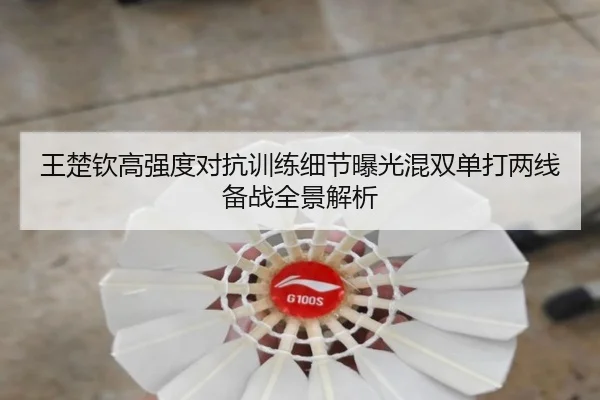 王楚钦高强度对抗训练细节曝光混双单打两线备战全景解析